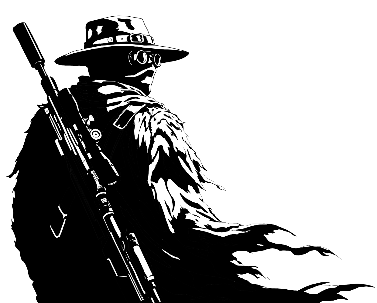 The bounty hunter is watching